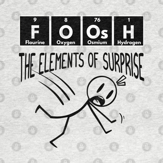 FOOSH Periodic Table of Elements Stick Figure design by Luxinda